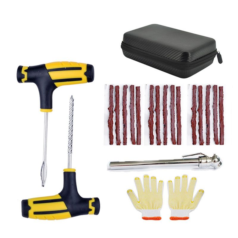 Car Emergency Tool Kit - A30F-Car Tire Repair Kit Puncture Plug