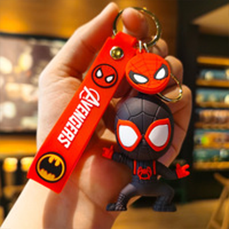 Car Accessories Gifts For Men - Creative Cartoon Spider Man Doll Keychain