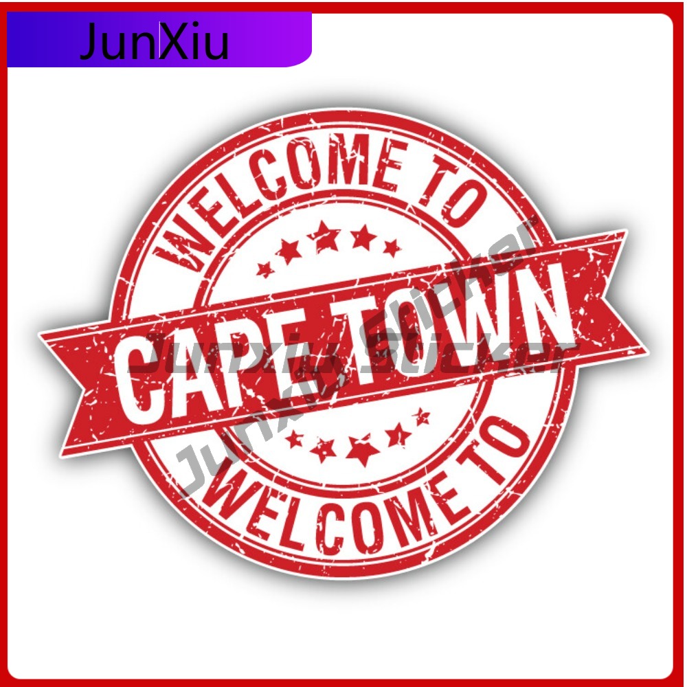 Car Accessories Cape Town - Cape Town Creative Sticker Travel Stamp