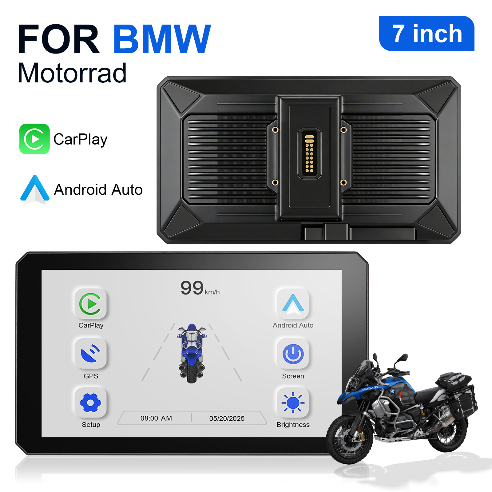 Carplay for bmw XR M1000 R1200 - مراجعة Wireless Car Charger وسعره