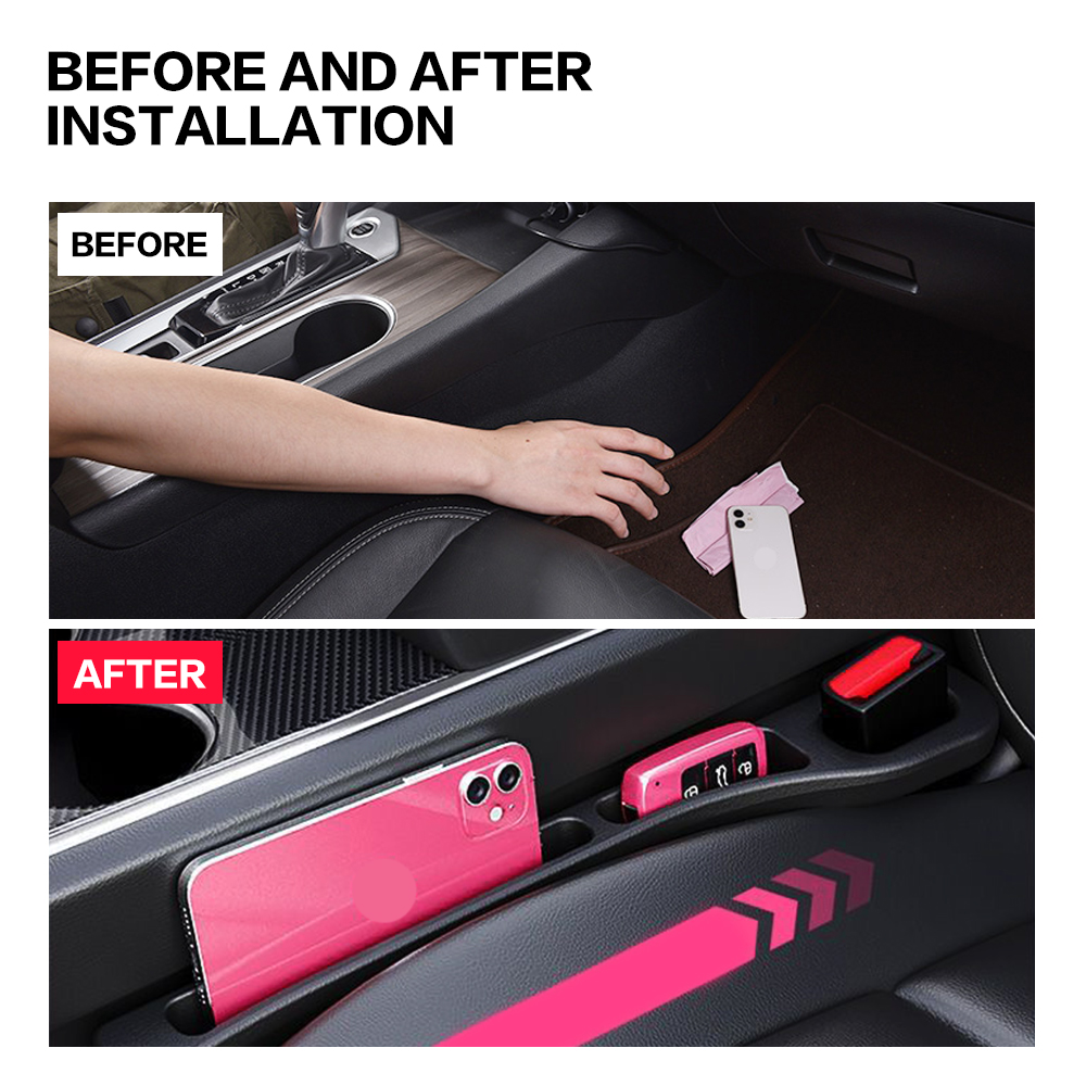 2PCS Car Seat Gap Filler Box B - مراجعة Car Accessories Mercedes وسعره