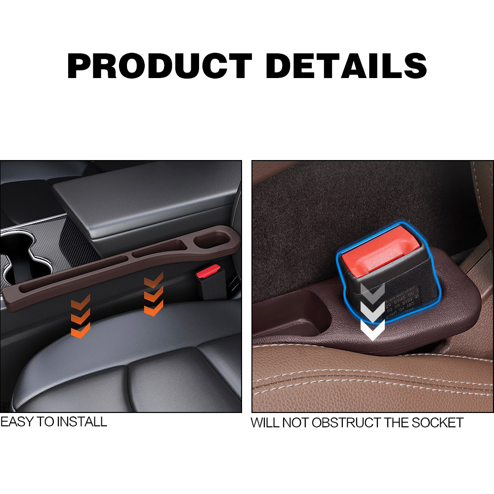 2PCS Car Seat Gap Filler Box B - مراجعة Car Accessories Mercedes وسعره