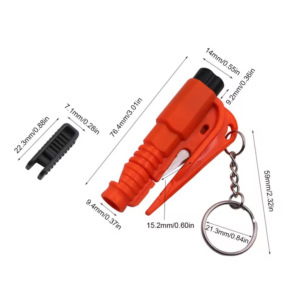 Safety Hammer Car Escape Tool  - مراجعة Car Emergency Tool Kit وسعره