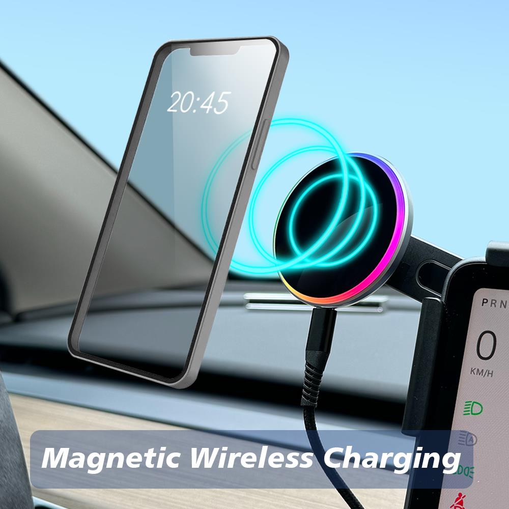 Car Phone Mount Holder 15W Com - مراجعة Wireless Car Charger وسعره