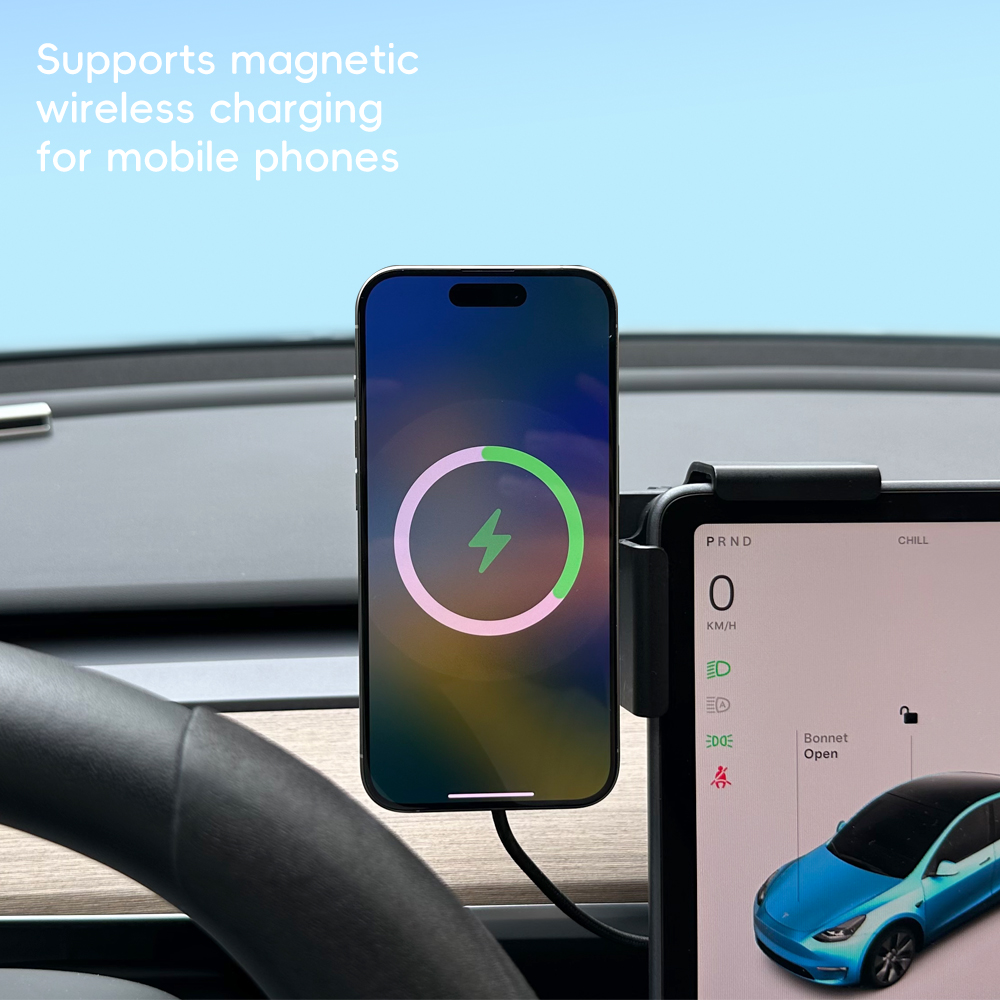 Car Phone Mount Holder 15W Com - مراجعة Wireless Car Charger وسعره