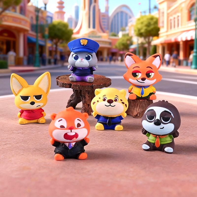 Zootopia resin small figurine  - مراجعة Car Accessories Decoration وسعره