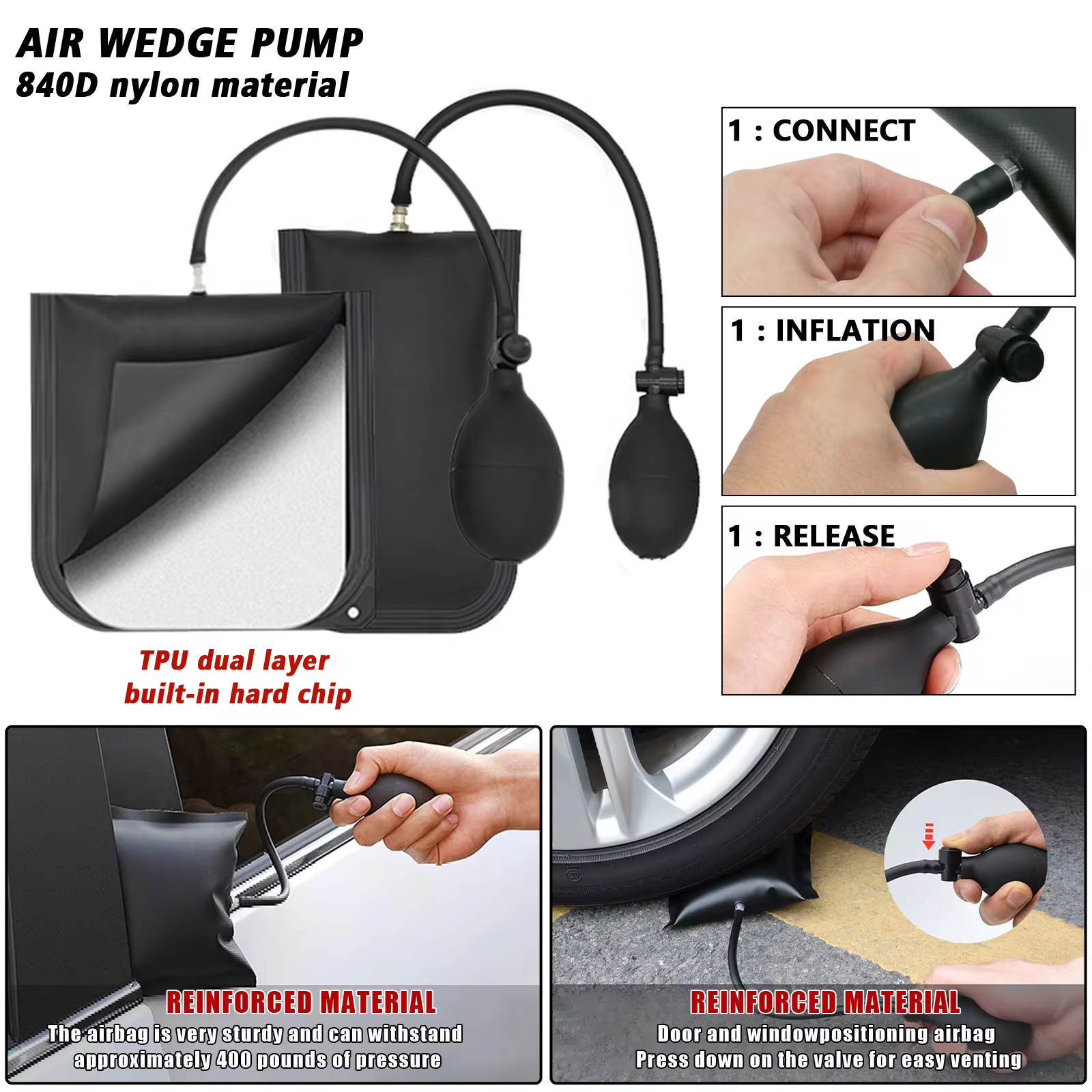 27PCS Car Wedge Pump Locksmith - مراجعة Car Emergency Tool Kit وسعره