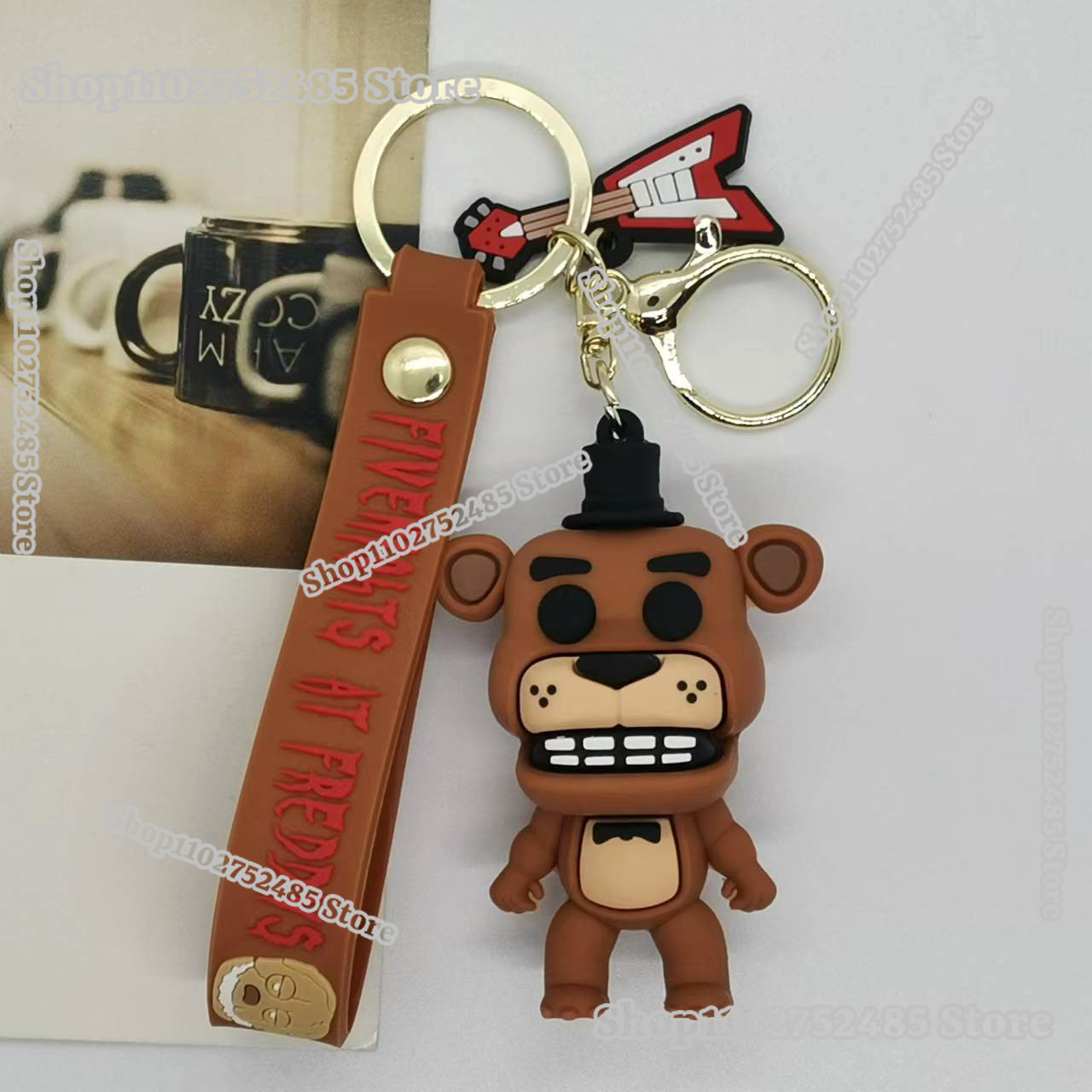 5pcs Cartoon Anime FNAF Figure - مراجعة Car Accessories Gifts For Men وسعره