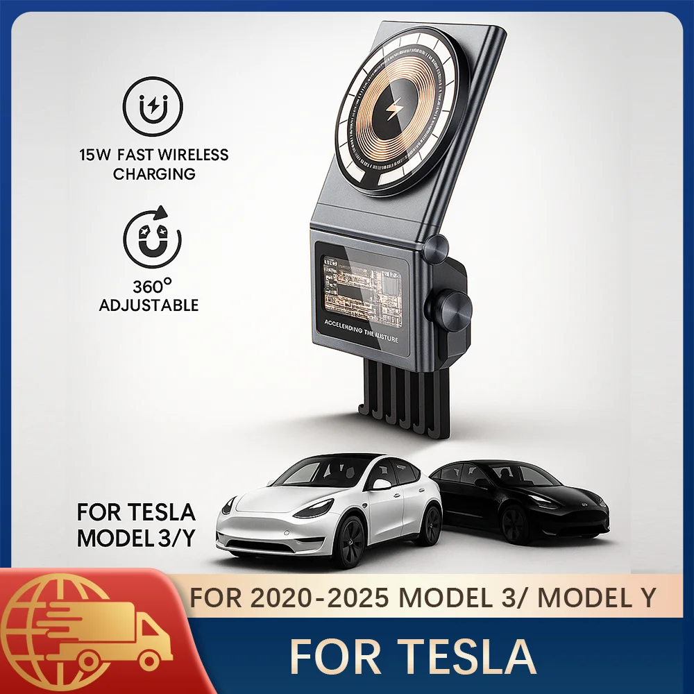 Magnetic Car Phone Holder For  - مراجعة Wireless Car Charger وسعره