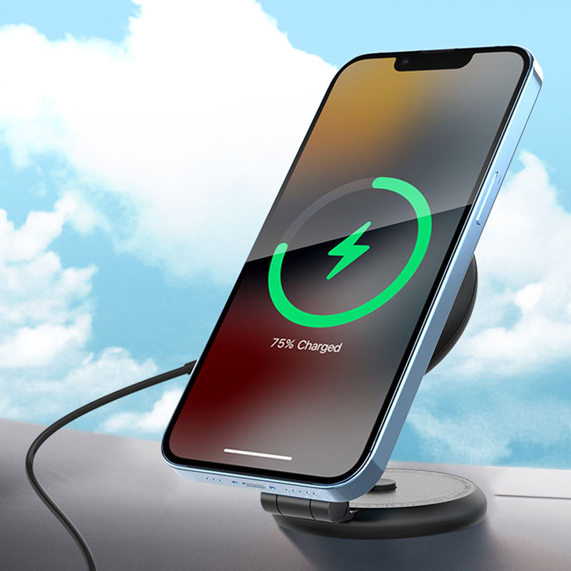 Hidden Magnetic Car Phone Hold - مراجعة Wireless Car Charger وسعره