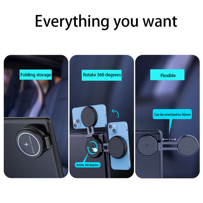 Hidden Magnetic Car Phone Hold - مراجعة Wireless Car Charger وسعره