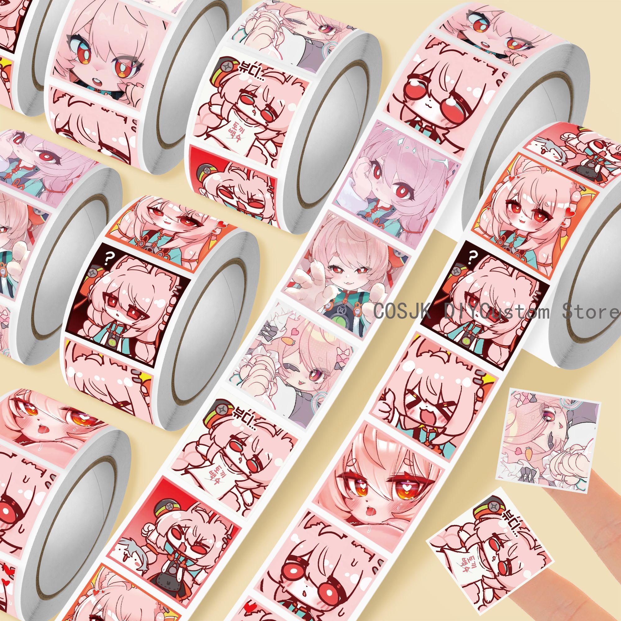 500Pc/Roll Anime Zenless Zone  - مراجعة Car Accessories Zone وسعره