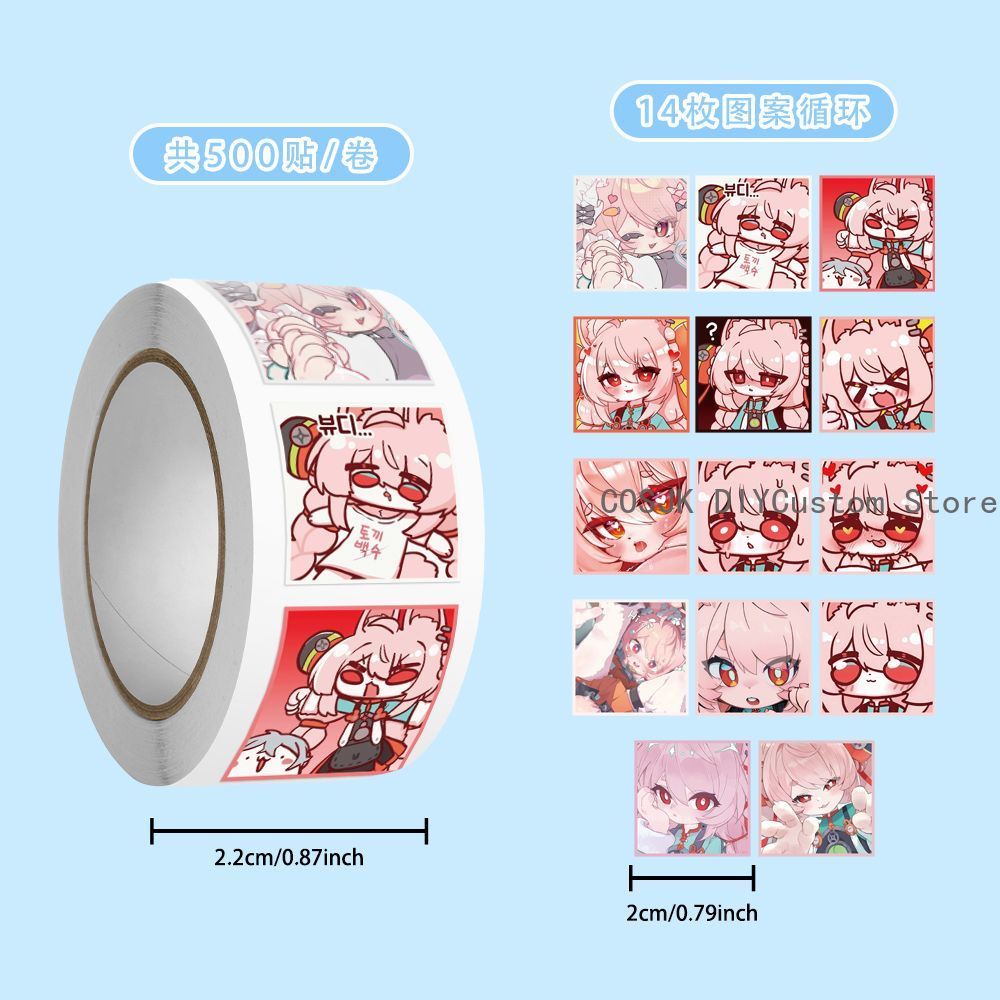 500Pc/Roll Anime Zenless Zone  - مراجعة Car Accessories Zone وسعره