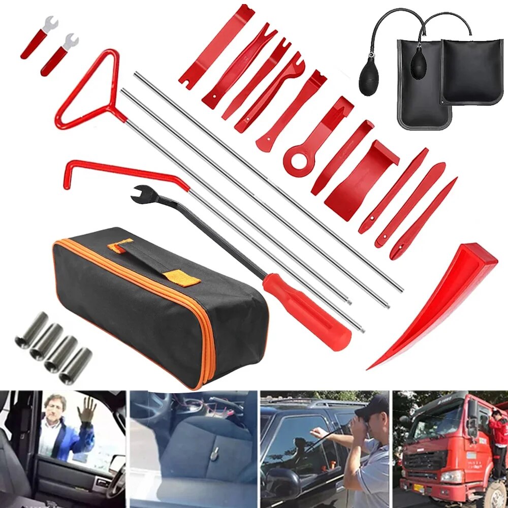 Car Wedge Pump Locksmith Thick - مراجعة Car Emergency Tool Kit وسعره