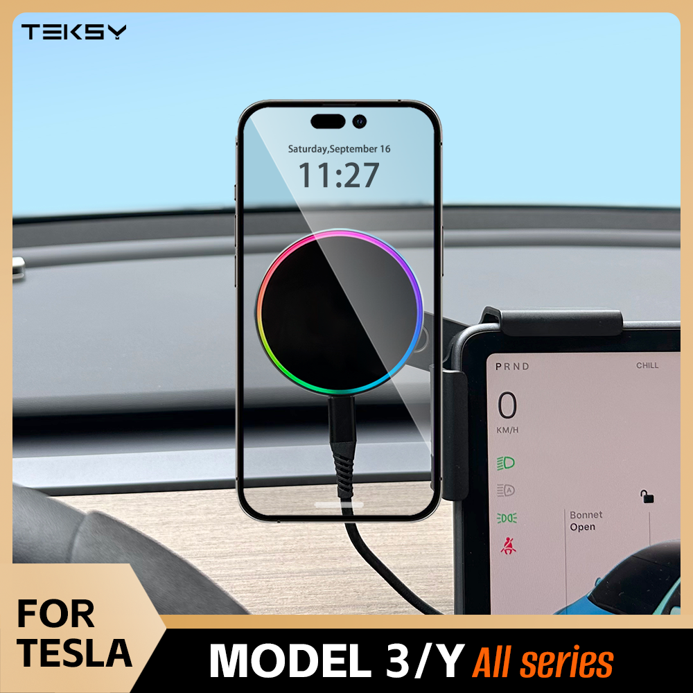 Car Phone Mount Holder 15W and - مراجعة Wireless Car Charger وسعره