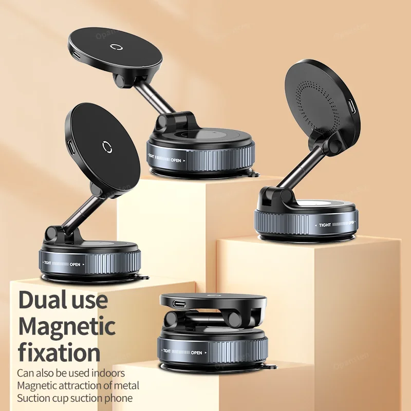 360° Rotation Vacuum Suction C - مراجعة Wireless Car Charger وسعره