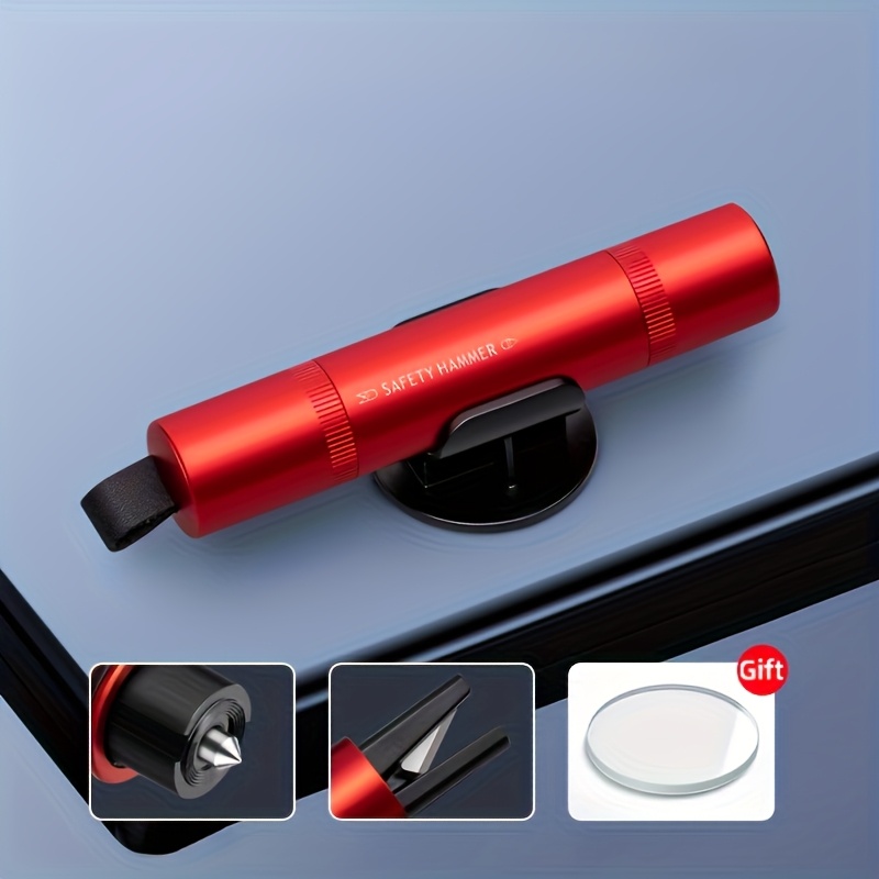 2-in-1 Car Safety Hammer with  - مراجعة Car Emergency Tool Kit وسعره