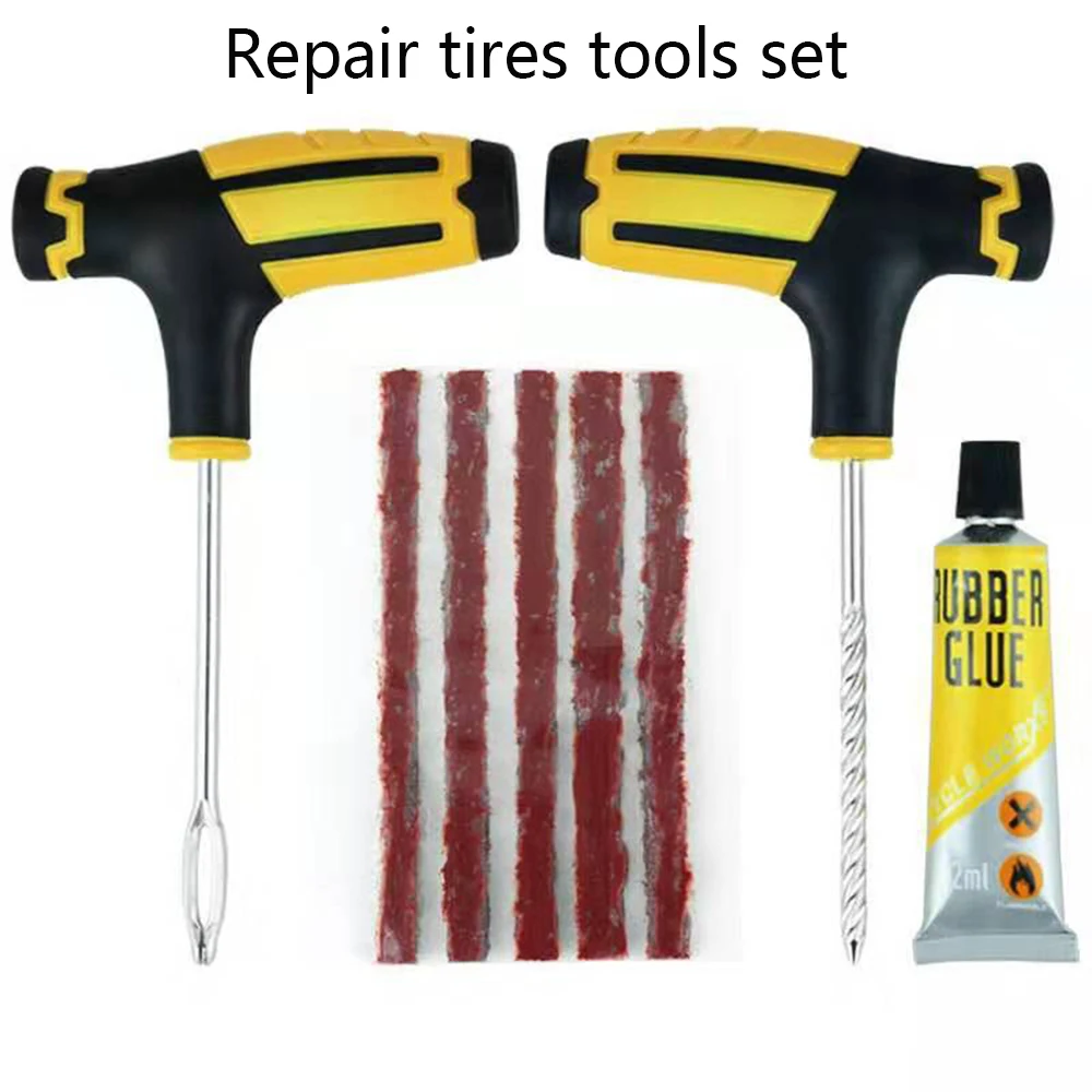 Tubeless Tire Repair Kit with  - مراجعة Car Emergency Tool Kit وسعره