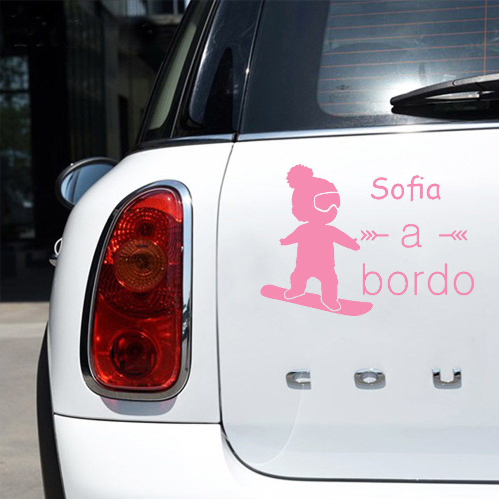 1pc Vinyl baby a bordo colorfu - مراجعة Car Accessories Decoration وسعره