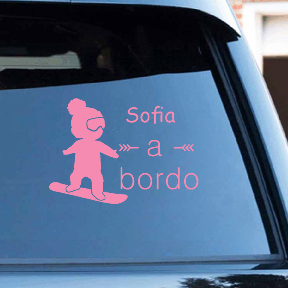 1pc Vinyl baby a bordo colorfu - مراجعة Car Accessories Decoration وسعره
