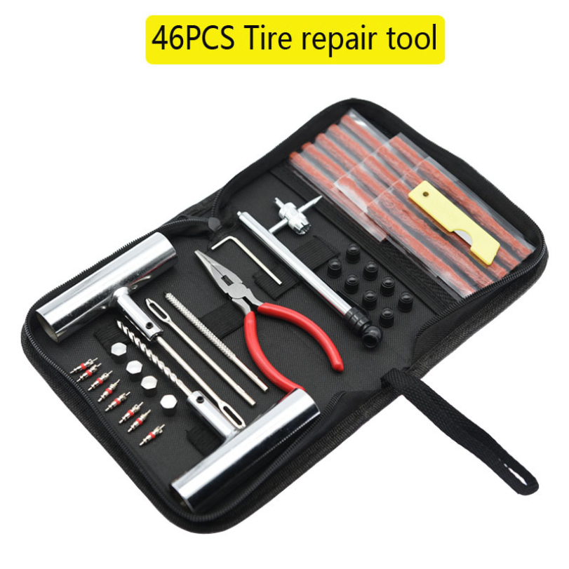 Motorcycle Tire Repair Kit car - مراجعة Car Emergency Tool Kit وسعره