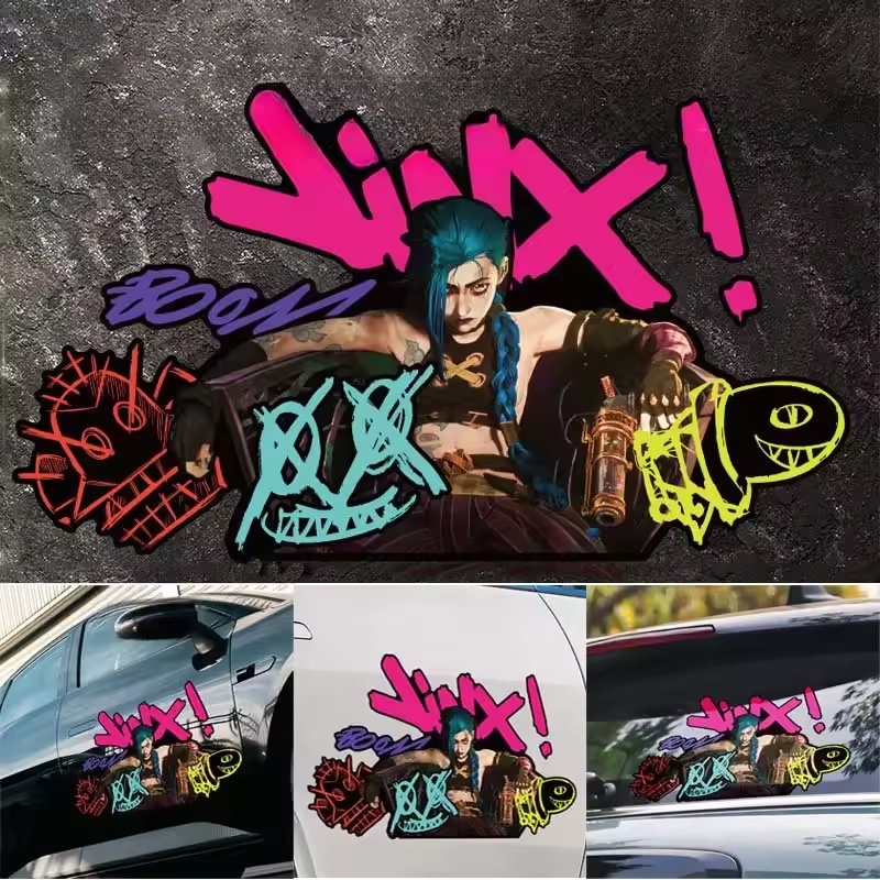 Arcane Jinx Graffiti Reflectiv - مراجعة Car Accessories Decoration وسعره