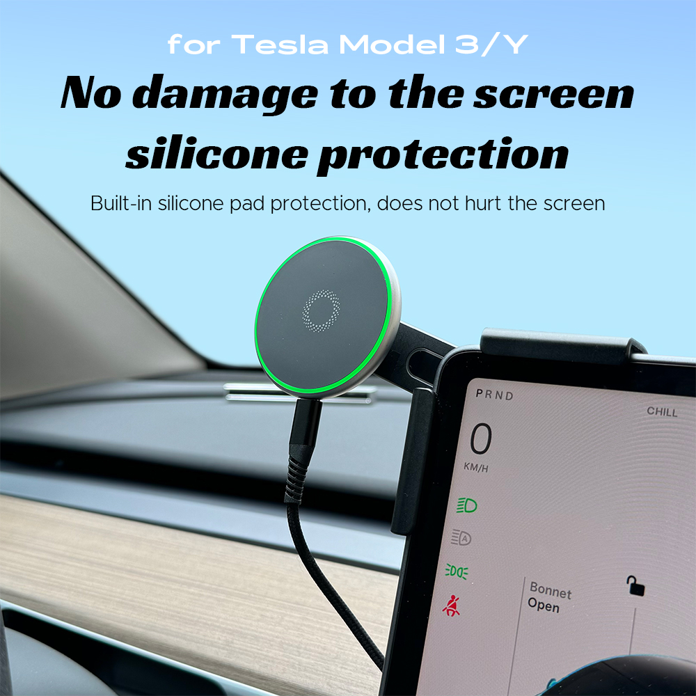 Car Phone Mount Holder 15W Mag - مراجعة Wireless Car Charger وسعره