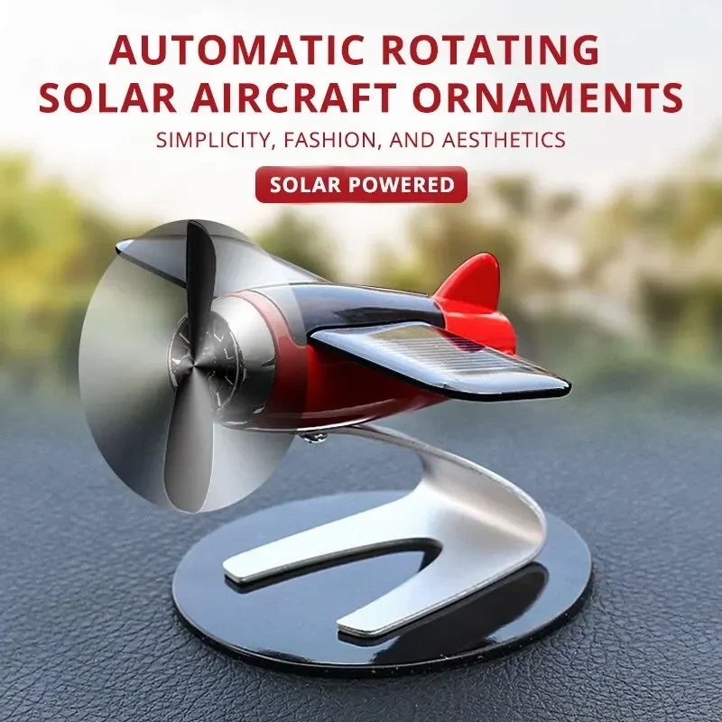 Solar Airplane Creative Men's  - مراجعة Car Accessories Gifts For Men وسعره