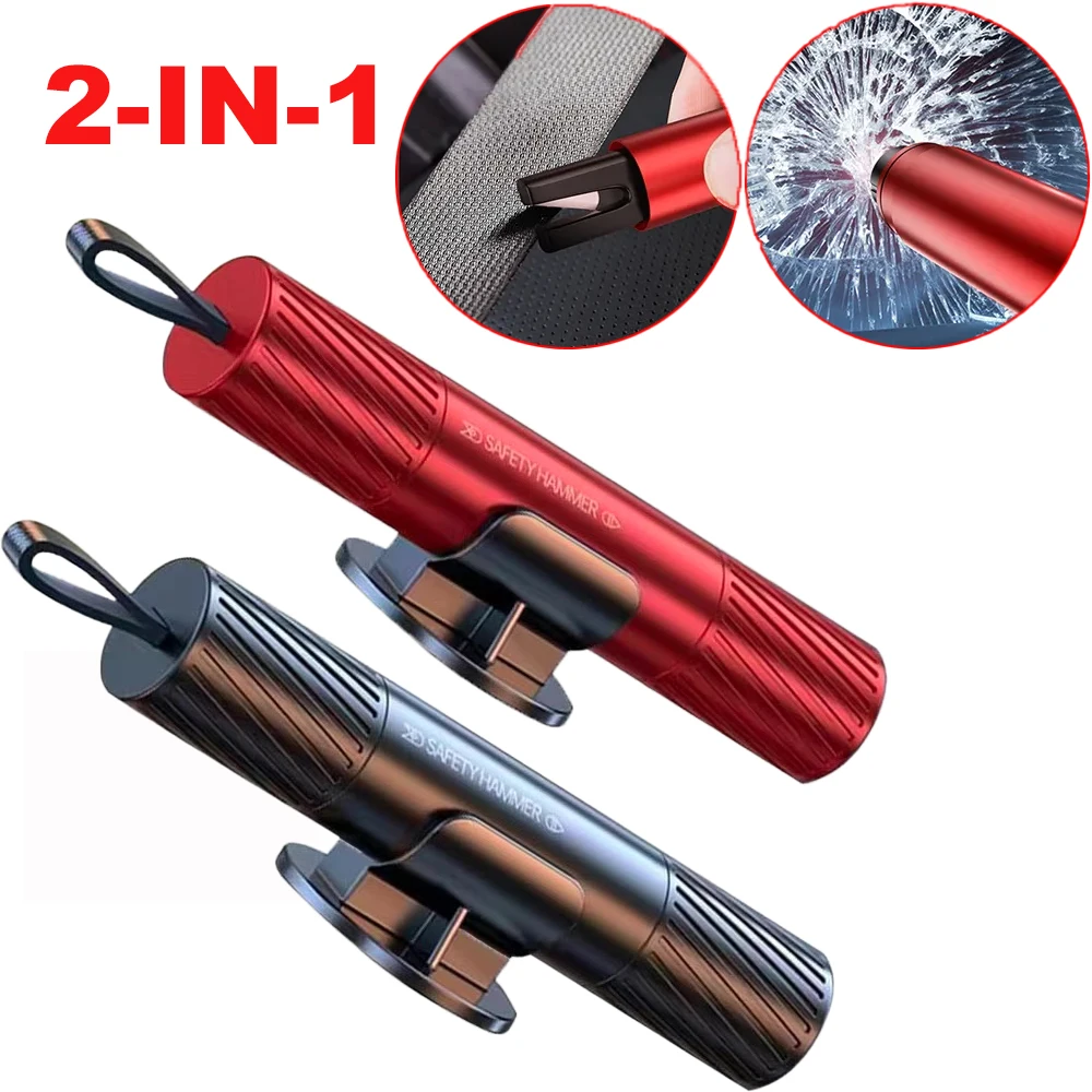 2 In 1 Car Safety Hammer Mini  - مراجعة Car Emergency Tool Kit وسعره