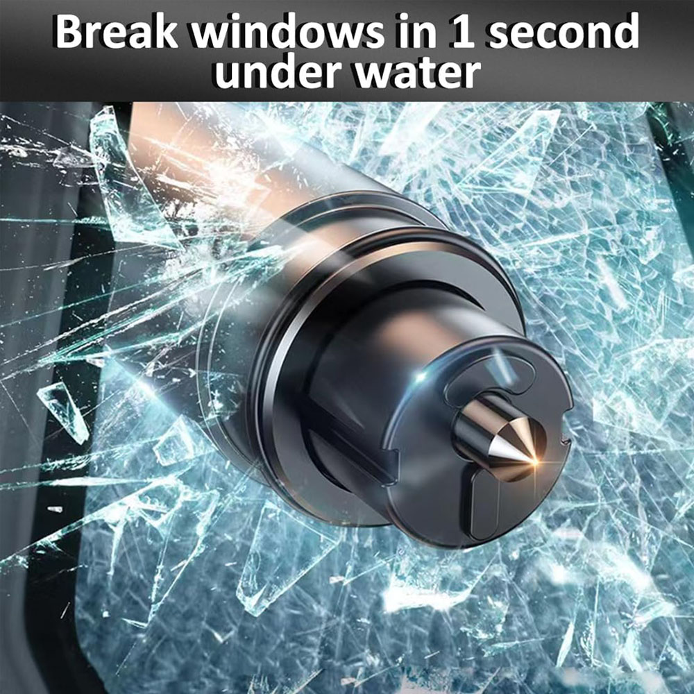 2 In 1 Car Safety Hammer Mini  - مراجعة Car Emergency Tool Kit وسعره