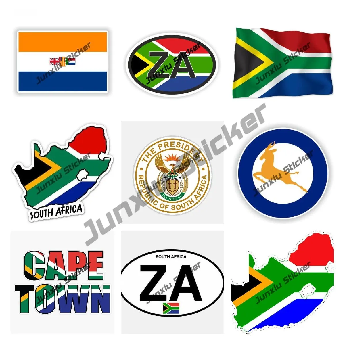 South Africa Map with Flag Vin - مراجعة Car Accessories Cape Town وسعره