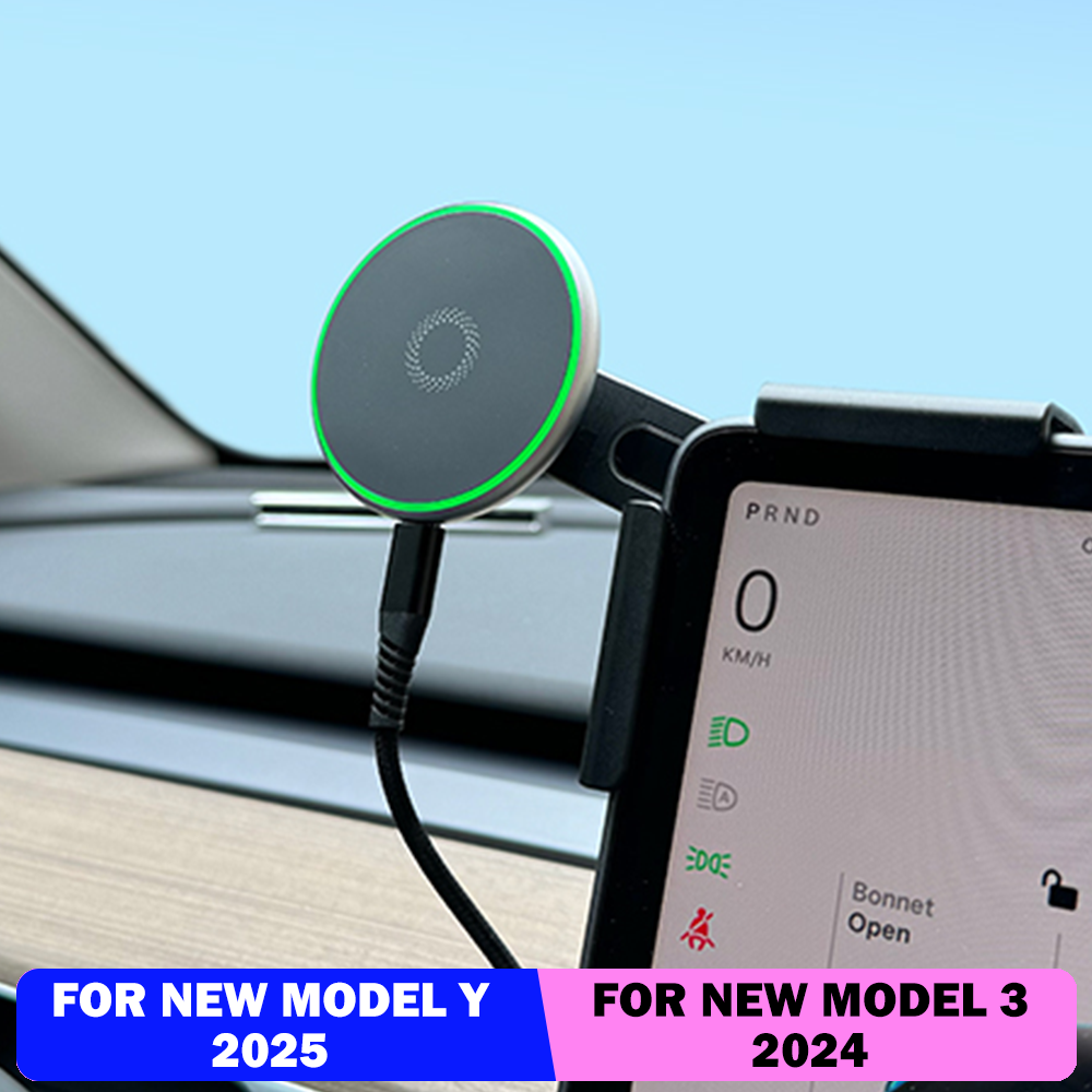 Car Phone Mount Holder 15W Mag - مراجعة Wireless Car Charger وسعره