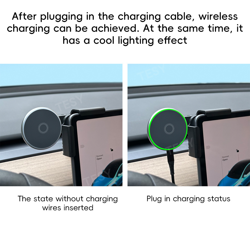 Car Phone Mount Holder 15W Mag - مراجعة Wireless Car Charger وسعره