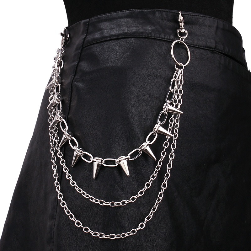 Hip Hop Punk Rock Metal Pants  - مراجعة Car Accessories Gifts For Men وسعره