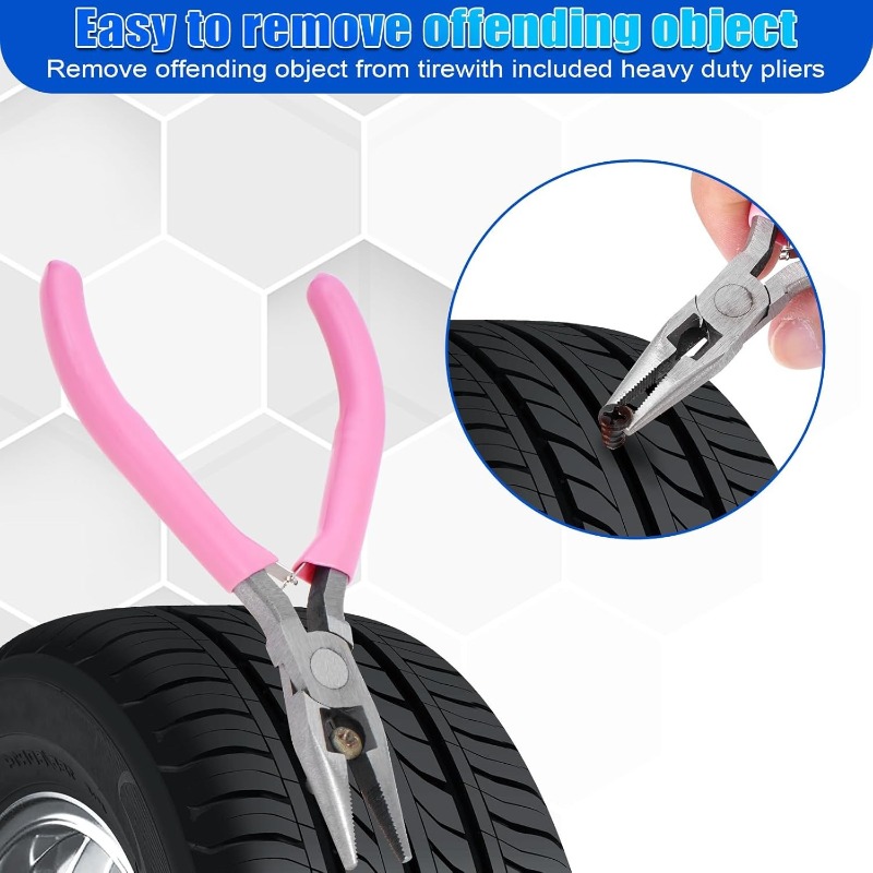 Tire Repair Rubber Nail Tool S - مراجعة Car Emergency Tool Kit وسعره