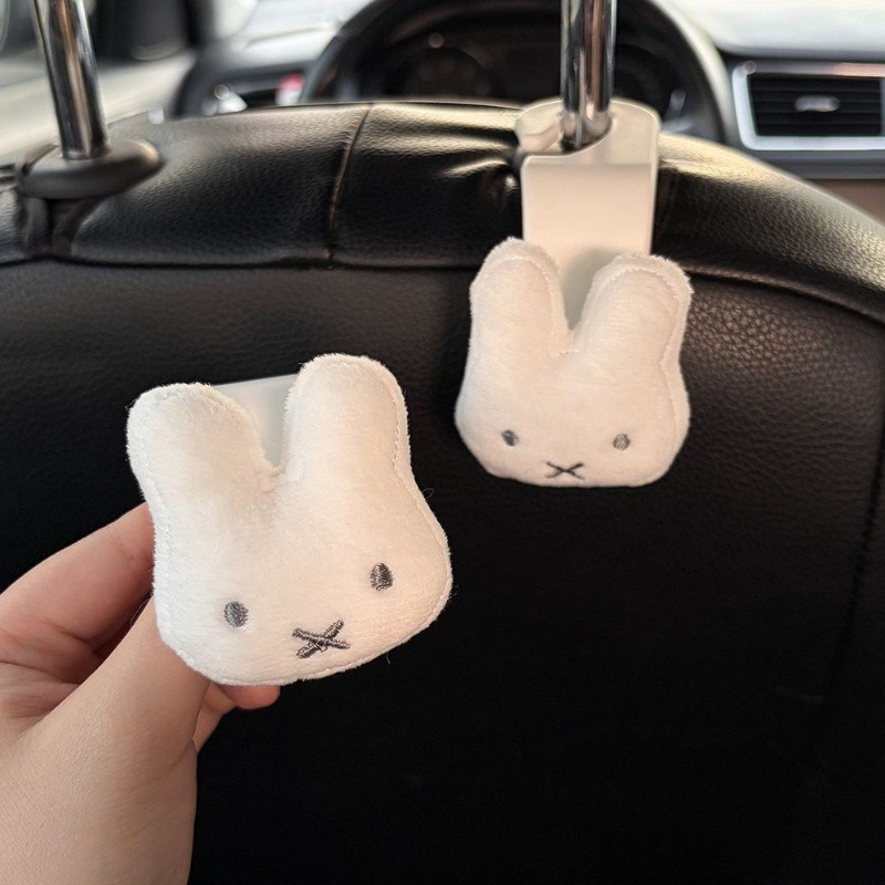 Miffy creative car hook with   - مراجعة Car Accessories Decoration وسعره