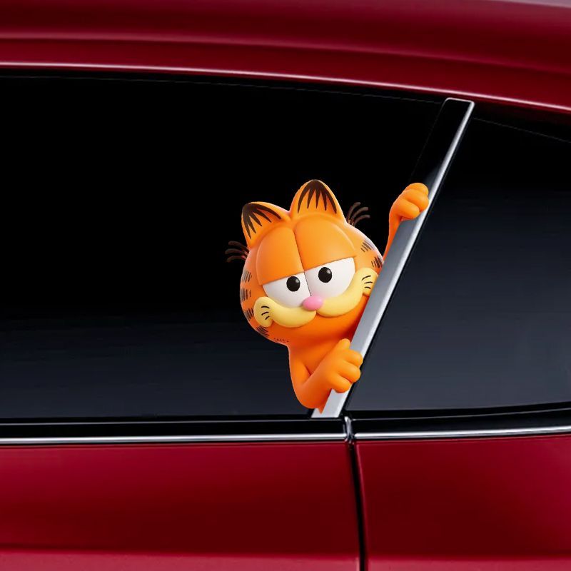 Garfield anime cartoon cute fu - مراجعة Car Accessories Decoration وسعره