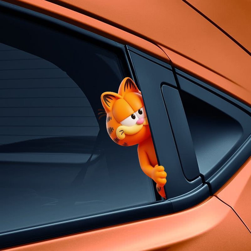 Garfield anime cartoon cute fu - مراجعة Car Accessories Decoration وسعره