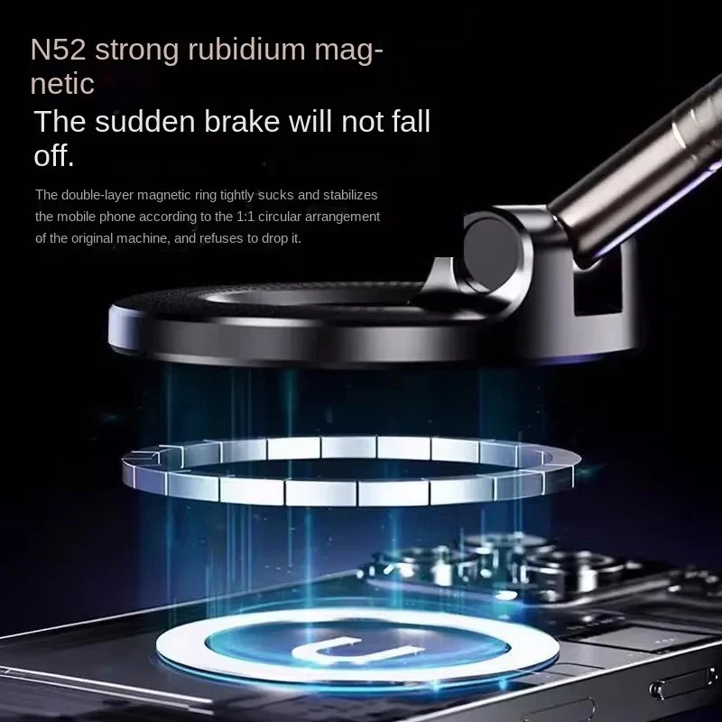 Magnetic Car Phone Holder Vacu - مراجعة Wireless Car Charger وسعره