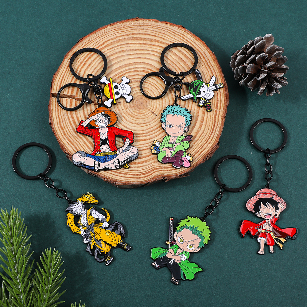 One Piece Anime Keychain Featu - مراجعة Car Accessories Decoration وسعره
