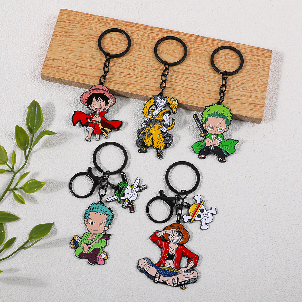 One Piece Anime Keychain Featu - مراجعة Car Accessories Decoration وسعره