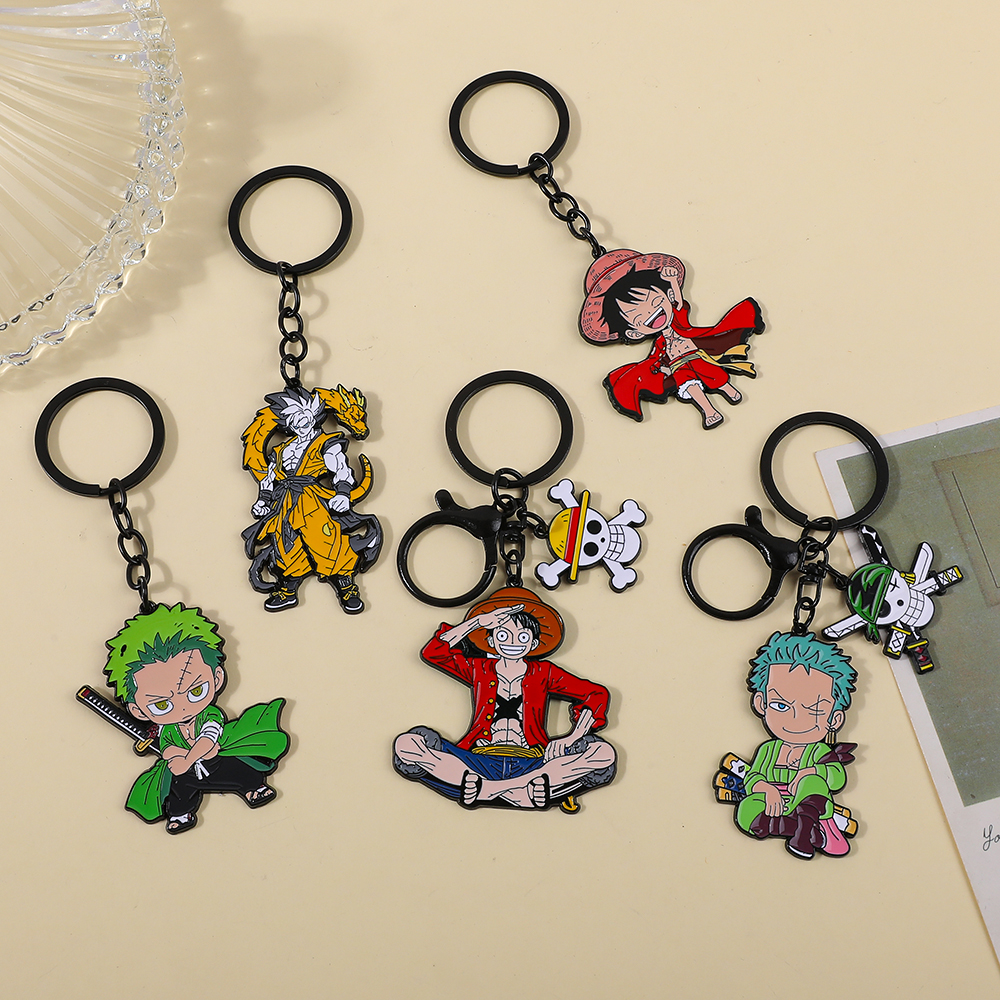 One Piece Anime Keychain Featu - مراجعة Car Accessories Decoration وسعره