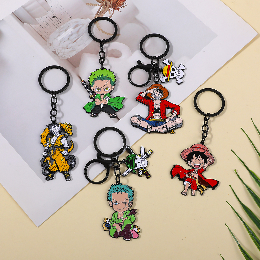 One Piece Anime Keychain Featu - مراجعة Car Accessories Decoration وسعره