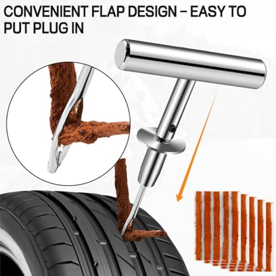 Solid Stainl Steel Tire Repair - مراجعة Car Emergency Tool Kit وسعره