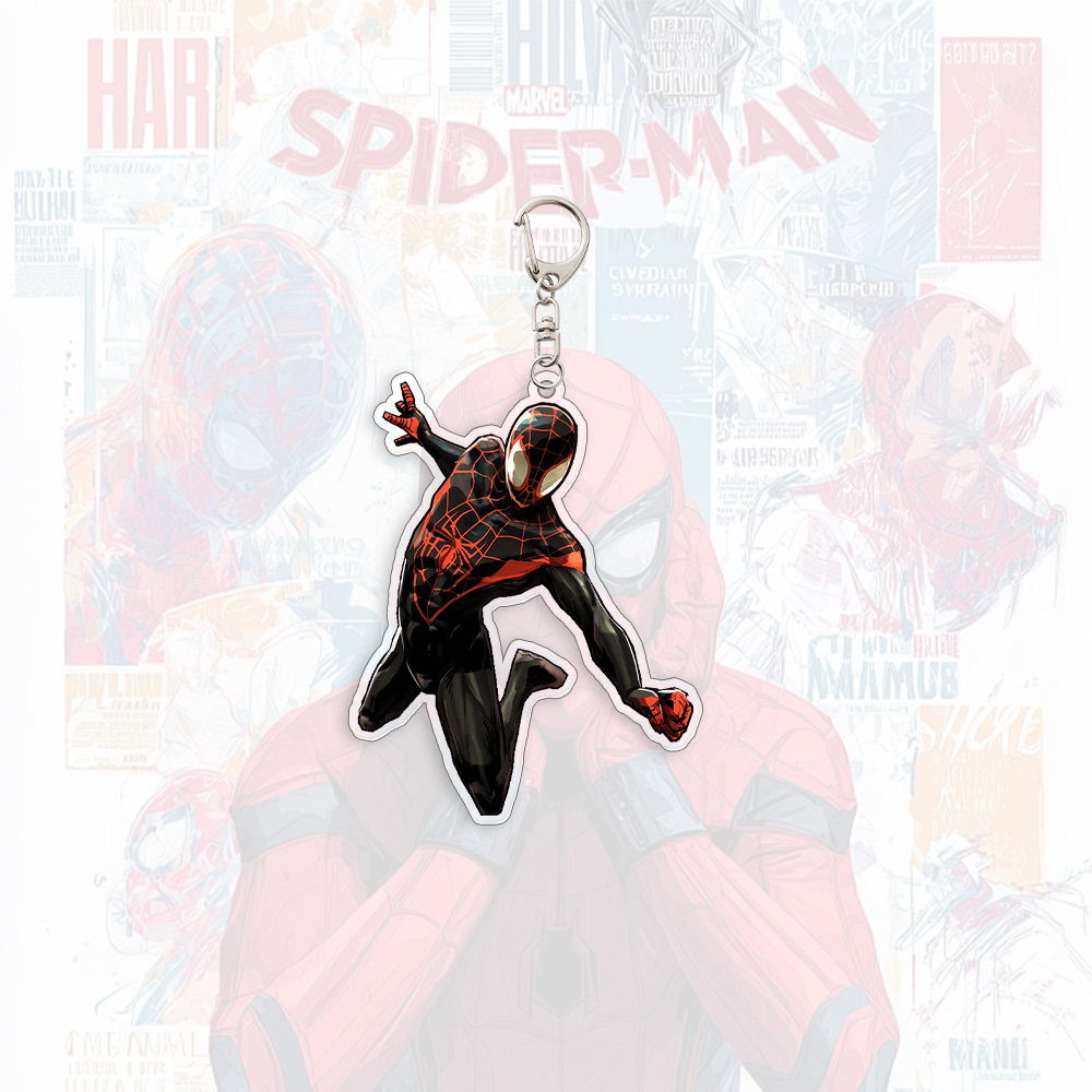 Spider Man Acrylic Keychain An - مراجعة Car Accessories Gifts For Men وسعره